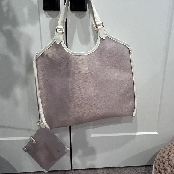 Louis Vuitton Clear Pink White Epi Plage Lagoon Bay with Pouch insert. - Picture 1 of 7